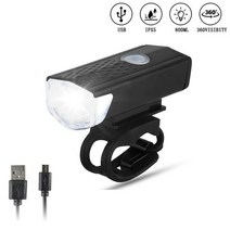 자전거 헤드라이트 랜턴 라이트 LED USB 충전식 사이클 프론트 백 헤드 램프 세트 산악 손전등 사이클링 안전 경고등, [07] green