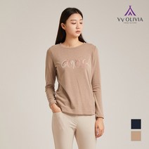 [정상가:119000][비비올리비아] 자수 포인트 티셔츠VVCALWWA281