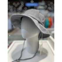 루이까스텔[NC강남] 23S/S LOUIS CASTEL 남성 하계용 캐주얼 턱끈 벙거지 골프모자, 블랙(B)