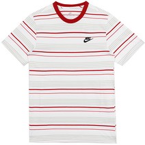 나이키 SW CLUB 스트라이프 티 (FD1359-100)
