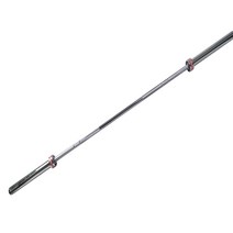 머슬칸 중량봉 2200mm 중량바벨 락조포함 크롬도금 듀얼널링 녹 부식방지
