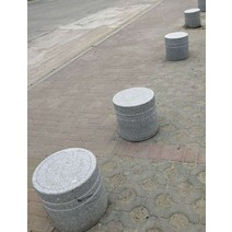 석재 볼라드 신호등 바리케이트 안전봉 돌기둥 말뚝, 직경 20 높이 70cm