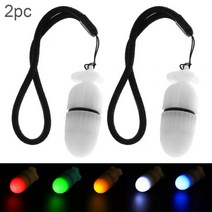 수중써치 다이빙랜턴 2 개몫 수중 깜박이는 스쿠버 나이트 다이빙 마커 led 비콘 빔, 하얀