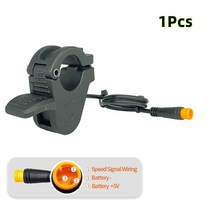 Ebike 스로틀 전기 자전거 가속기 24v 36v 48v 60v 72v 엄지 스로틀 용 오른쪽왼손 빠른 분해 스로틀, 방수 플러그, 03 Waterproof Plug