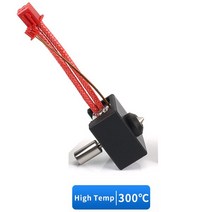 초정밀 3D 프린터 e3d v6 노즐 히팅 블록 핫 엔드 3 튜브가 있는 고품질 바이메탈 스로트 Ender 3 S1 CR10, 02 High Temperature