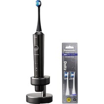 일본직발송 2. 파나소닉(PANASONIC) 파나소닉 전동 칫솔 도르츠 블루투스 탑재 블랙 EW-DT52-K + 교체 브, One Size, 교체 브러쉬 세트, 6 탑 그레이