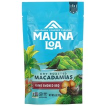 Mauna Loa 드라이 로스트 마카다미아 키아웨 훈제 바베큐 113g(4oz)