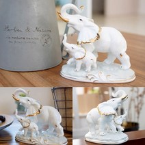 황금 엄마 아기 코끼리 행운장식 코끼리장식품 가게개업선물 창업선물 행운장식 식당개업선물 코끼리장식품 이