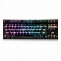 COX 모나크 교체축 RGB 한영 이중사출 PBT 체리 키보드 (청축)