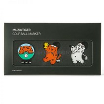 골프볼 파우치 케이스 주머니 힙색 투볼 여성 무지키티거 골프용품 차 타이거 1호 우드커버 캐디백 마크, 08-볼마크-현물 48시간 이내 발송