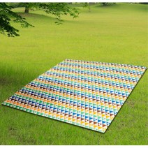 도톰 두께 편안자리 야외용 캠핑매트(240x200cm) 가성비좋은 경량 백패킹 푹신한 간절기 에어