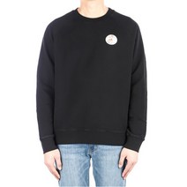 [메종키츠네] (JM00359KM0001 BLACK) 남성 올리 플라워 폭스 맨투맨 22FW
