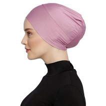 이슬람 여성 면 히잡 스카프이슬람 스포츠 모달 새틴 hijab undercap for