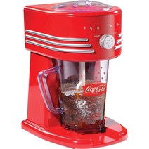 노스텔지어 레트로 슬러시 빙수 음료 제조기 코카콜라 레드 40온스, Beverage Station