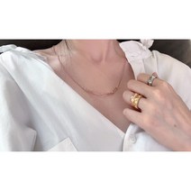 셀리네 협력사 셀리네주얼리 SALLYN 펜트하우스 김소연 이지아 14k 로즈골드 메종드와뜨 목걸이