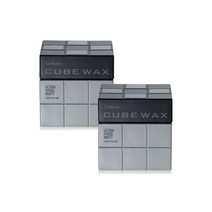 컨퓸 큐브 헤어왁스 80g 1+1 울트라 하드 매트, 컨퓸 큐브 헤어왁스 80g 1+1 울