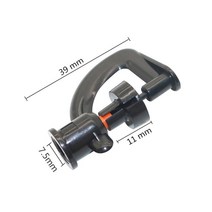 회전 안개 노즐 농업 온실 스프링클러 관개 물 노즐 정원 스프링클러 헤드 7.5mm 인터페이스 40 Pcs