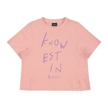 블루테일 코랄 크롭 반팔 티셔츠(AXB8TS04CR)