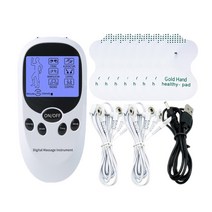 EMS TENS Unit 건강 헤럴드 디지털 치료 기계 침술 펜 레이저 경락 에너지 바디 다리 마사지 펜 건강 관리 도구, 02 Tens Machine