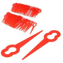 여성용 미니 가벼운 예초기 풀베는기계 100 조각 무선 잔디 트리머 펜던트 원예 마당 교체 부품 기계 휴대용 트리밍 액세서리, 빨간색