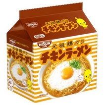 일본 치킨라면 닛신 85g 5개입, 425g, 1개