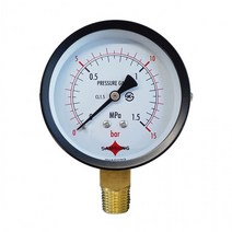 일반 압력계 진공계 연성계 A타입 75파이 센서 시공 소방 용접 게 공사 이지 스팀용 배관, 75파이3bar