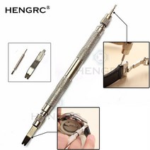 watchband 스트랩 수리 도구 스테인레스 스틸 스프링 케이스 오프너 링크 핀 리무버 수리 도구 시계 액세서리 브랜드 호환, 은
