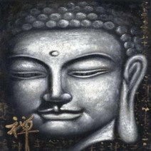 탱화 불교용품 산신 종합 관세음보살 아미타불 무속용품 불교그림 선녀 금강경사경 빈티지 실버 부처님 유화 불교 캔버스 페인팅 Cuadros 벽 아트 거실 홈 데코 프레임 없음, 1.20x30cmNo Frame - A