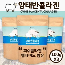 양태반 콜라겐 분말 가루 100g ﻿x 3봉 . 호주산 양태반과 저분자 피쉬 콜라겐 펩타이드 를 한번에 담은 영양 분말 프리 바이오틱스 석류 농축분말 귀리 식이섬유 탄력 수분, 2세트 (6봉)