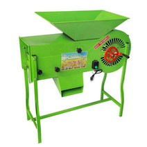 곡물 유채 탈곡기 깨 터는 기계 선별기 콩탈곡기 들깨, 파랑 전동풍차속도조절식 220v 150W