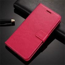 고품질 가죽 케이스 화웨이 Y5 Y6 Y7 Y9 2019 프라임 P 스마트 플러스 Z 지갑 플립 Funda 아너 20 프로 10, Y6 2019, Rose Red