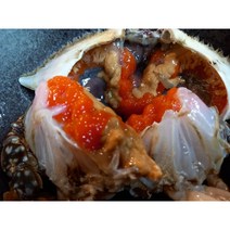 꽃게 국내산 연평도 제철꽃게 숫꽃게 암꽃게(알배기) 1kg 냉동꽃게, 급랭(최상급 암 알배기) 3-4미 알 수율(100%), 1개
