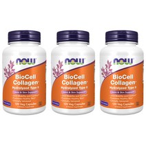 나우푸드 바이오셀 콜라겐 Hydrolyzed 120캡슐 3개