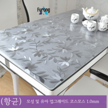 식탁 매트 테이블보 방수 방열 오일 워시드 투명 테이블보, 80*150cm, 업그레이드  색상 tianxiang 1.0mm