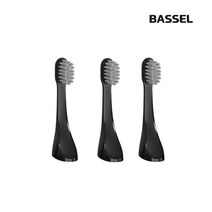 3IN1 바셀 브러쉬 여행용세면도구 입냄새제거 전동칫솔모 취업선물 컴팩트 헤드 휴대용 교정 어금니 음파전동 전동칫솔 칫솔 케이스, 블랙