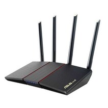 ASUS RT-AX55 AX1800 무선라우터 공유기 라우터 무선 기가비트 포트, RT-AX55+ 블랙 + 스크래치 로고 백