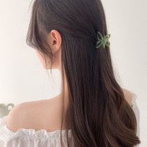 블루씨티 셀룰로오스 미니 마블 나비 반묶음 헤어 집게핀