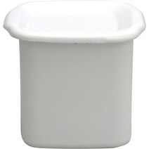 일본 노다호로 법랑 nodahoro 노다 琺瑯 화이트 시리즈 보존 용기 스퀘어 S 첨부 일본제 WSH-S, 03 L