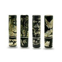 [유진스탬프] 자개도장 6푼(18mm) 십장생 난 죽호 대나무