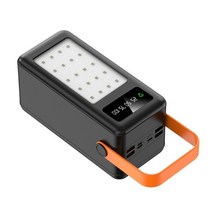 차박 인산철 파워뱅크분리형 QC3.0 PD 빠른 충전 LCD 디스플레이 DIY 28x18650 배터리 케이스 셸 없음, 02 Black_01 fast charge