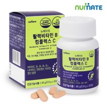 뉴메이트 활력비타민B 컴플렉스C (1박스/2개월분), 1, 없음/없음/없음