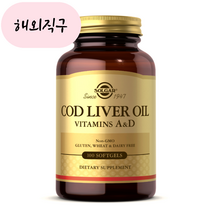 솔가 노르웨이 대구간유 비타민 A&D 100정, 1개, 100개