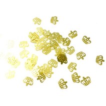 우드 필러 코킹 실리콘 월드 1 박스 반짝이 금속 프레임 UV 에폭시 수지 쥬얼리 필러 DIY 공예 네일 아트, 20 Crown 02