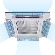 4웨이 시스템 천장형 에어컨 바람막이 윈드바이저 1EA, (4웨이용)이지 컨트롤 블레이드(낱개1개)