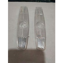 자전거바퀴살 자전거 스포크 리플렉터 산악 물고기 모양의 스틸 림 휠 반사 라이트 사이클링 부품 4 개, [01] WHITE