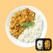 푸드팜 [푸드팜] 고단백 도시락_ 마살라치킨커리&라이스_262g_P036, 단품없음