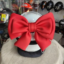 헬멧 장식 리본 고양이 귀 뽀송뽀송 장식 큐티 포인트 여성 오토바이 라이더 전용, B