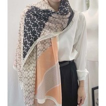 [미스블혹] 빅사이즈 믹스컬러 부드러운 패턴 숄 머플러