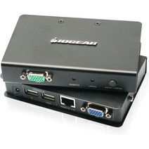 IOGEAR USB 20 VGA KVM 콘솔 연장기 최대 500피트 GCE500U 회색, Extender