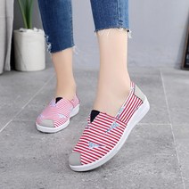 캐주얼단화 봄계절 라탄 플랫 로퍼 여성 캐쥬얼 캔버스천 소프트슈즈 미끄럼방지 노 베이징 3292973392